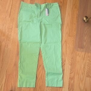 Vineyard Vines Cropped Green Pants